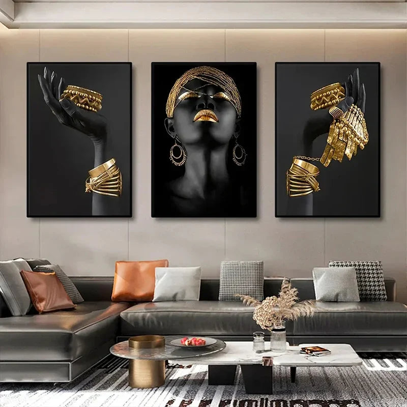 Luxury Gold & Metallic Art