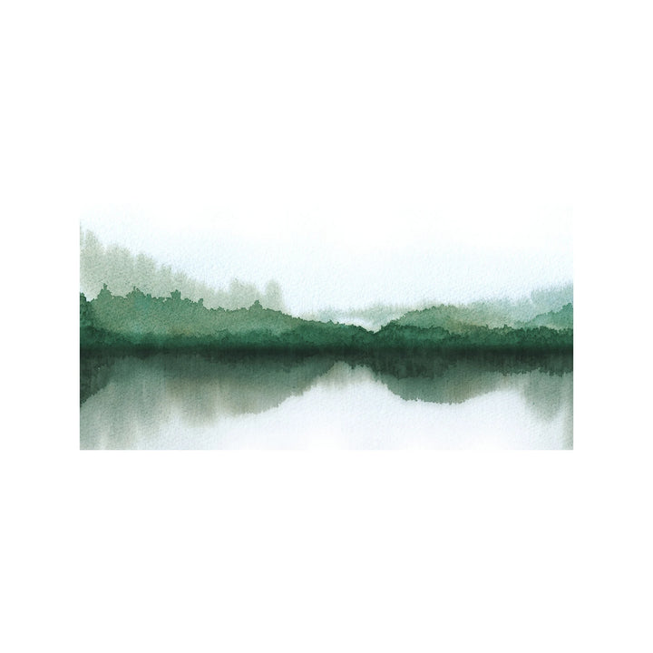 Green Lake Forest Panoramic Canvas