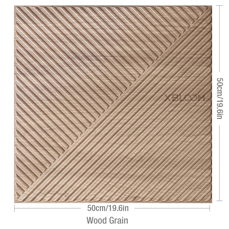 4-Pack 3D Wave PVC Wall Panels