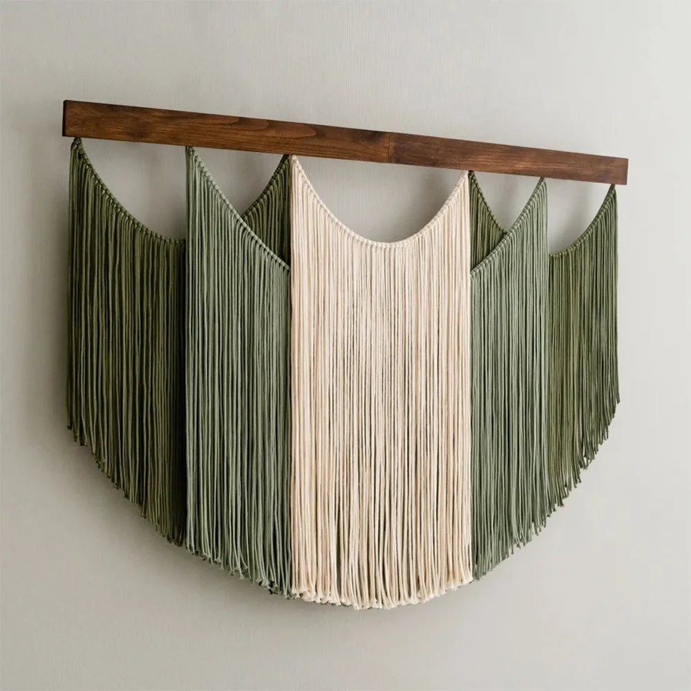 Boho Handwoven Macrame Wall Tapestry