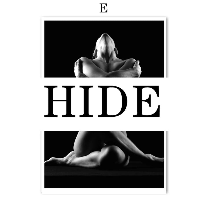 Black White Nude Woman Canvas Art