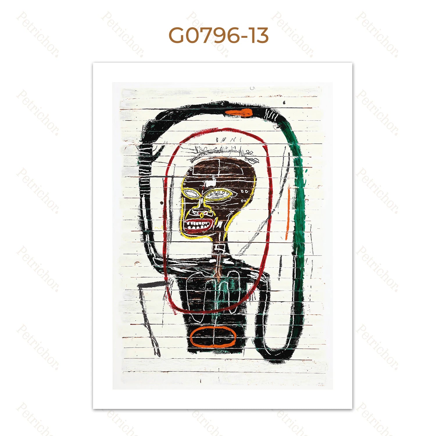 Jean Michel Graffiti Canvas Art