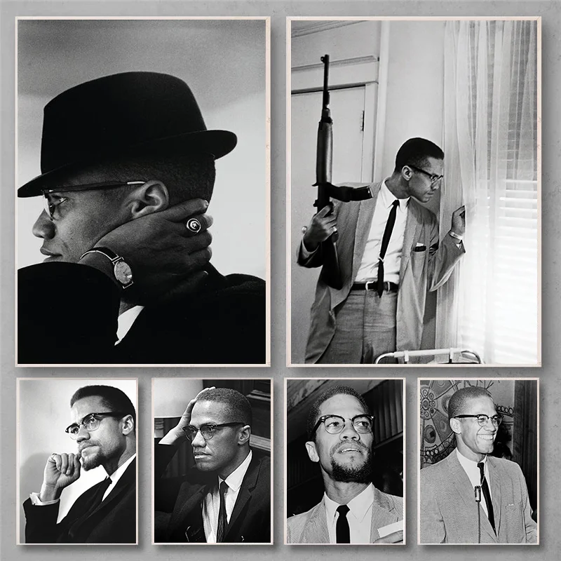 Black & White Portrait Canvas Poster