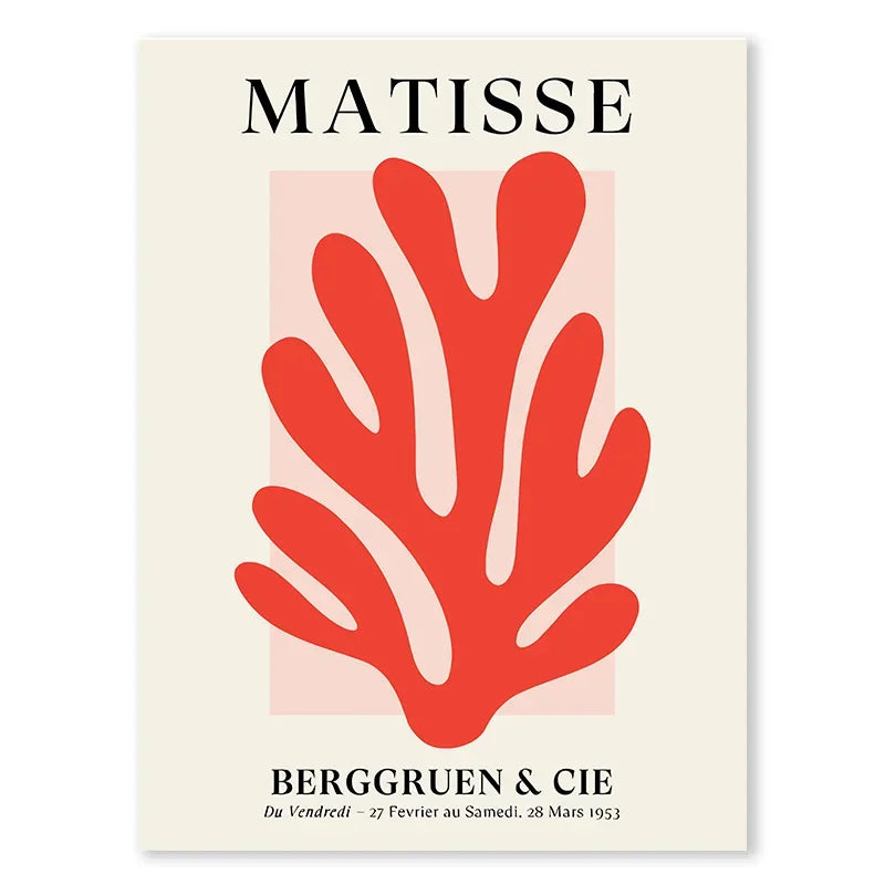 Matisse Leopard Abstract Canvas Art