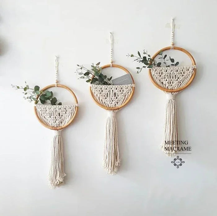 Nordic Round Macrame Wall Hanging