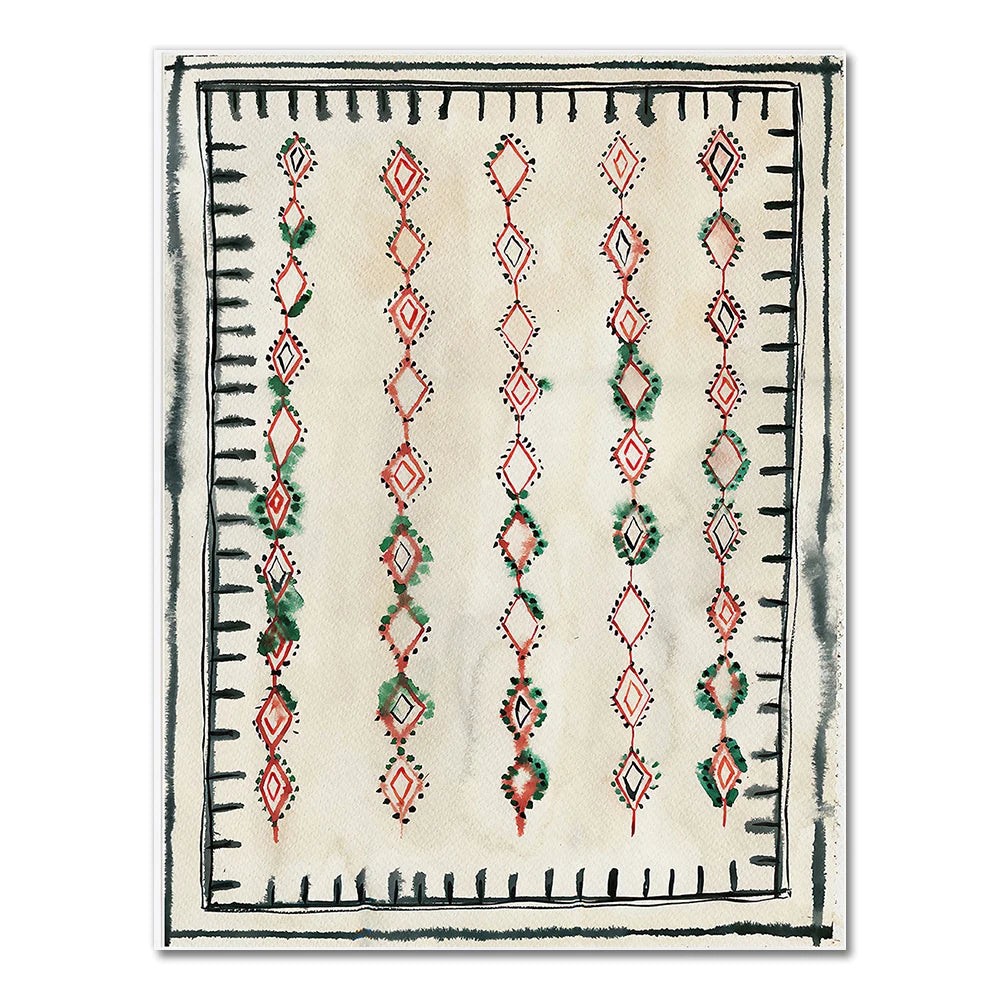 Moroccan Rug Canvas Art