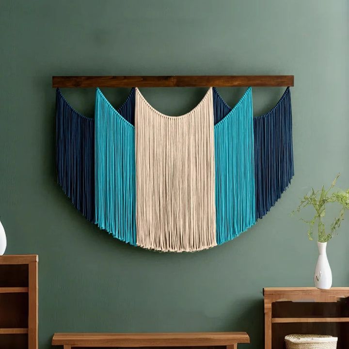 Boho Handwoven Macrame Wall Tapestry