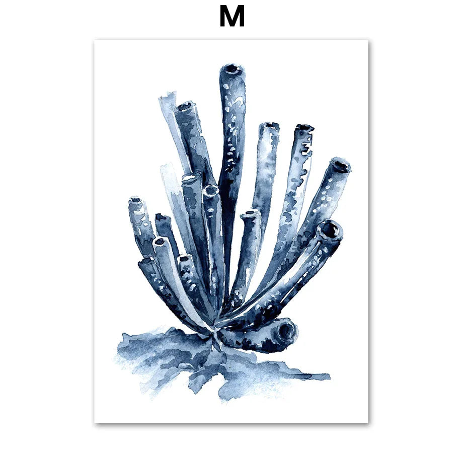 Ocean Animals Kids Canvas Poster