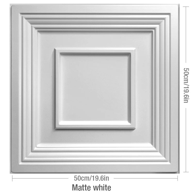 4-Pack 3D Wave PVC Wall Panels