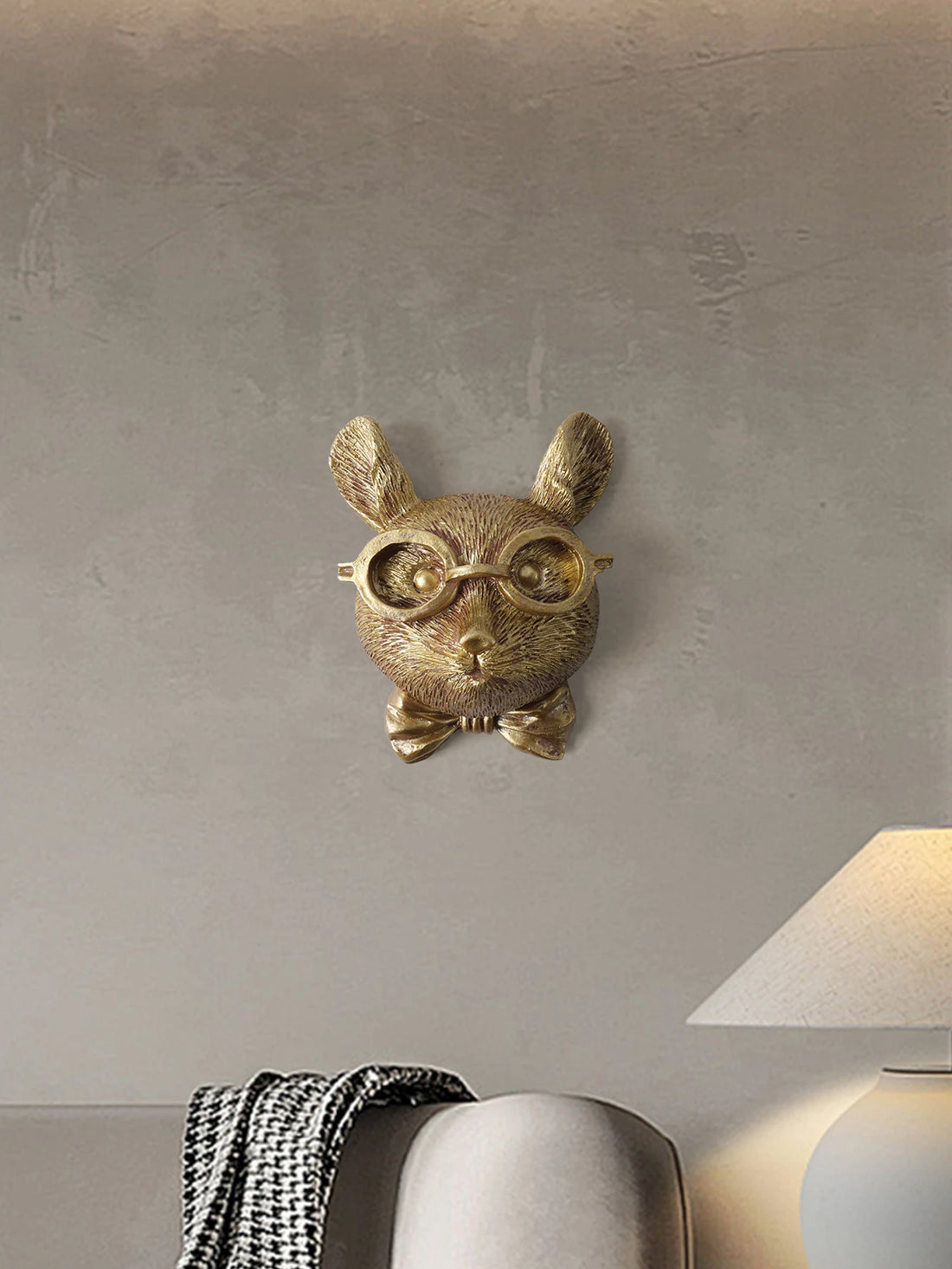 Resin Animal Head Wall Decor – 5-Piece Set