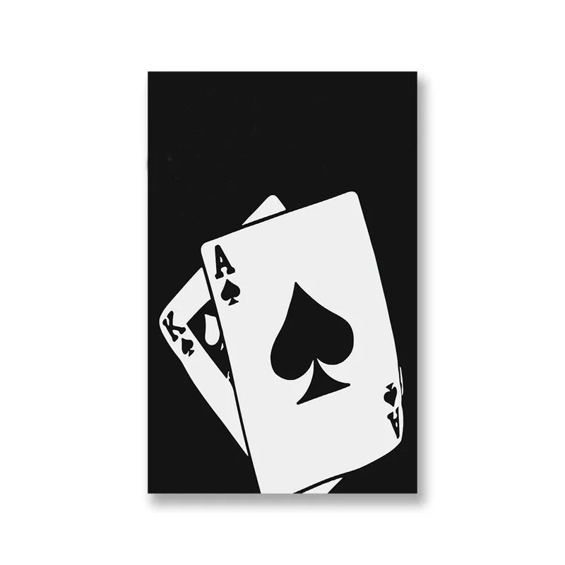 Black White No.8 Ball Canvas Art