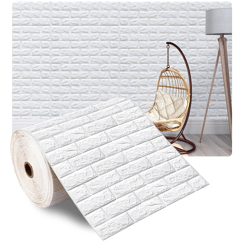 70×100 cm 3D Brick Foam Wall Sticker