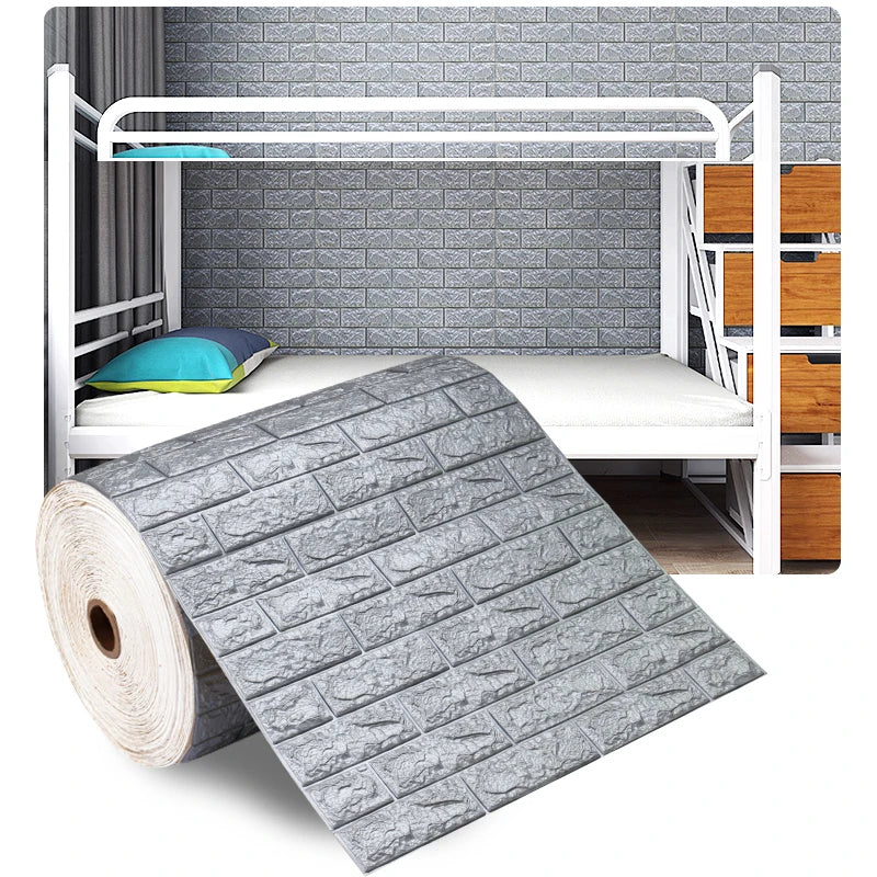 70×100 cm 3D Brick Foam Wall Sticker