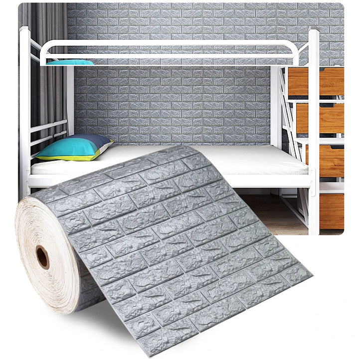 70×100 cm 3D Brick Foam Wall Sticker