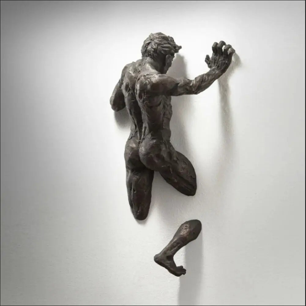 3D Through Wall Abstract Sculpture