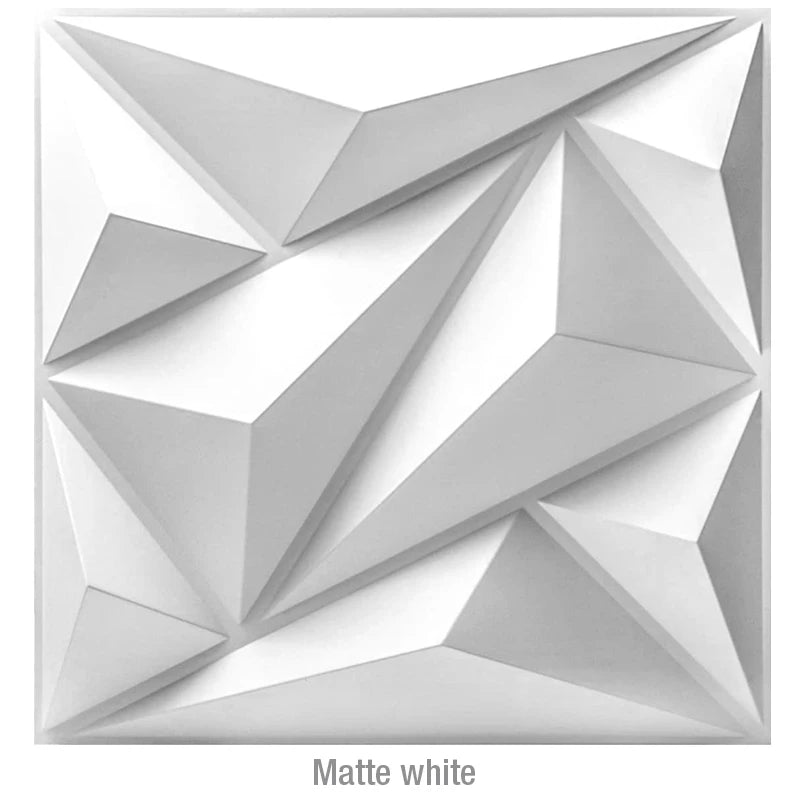 4-Pack 3D Wave PVC Wall Panels