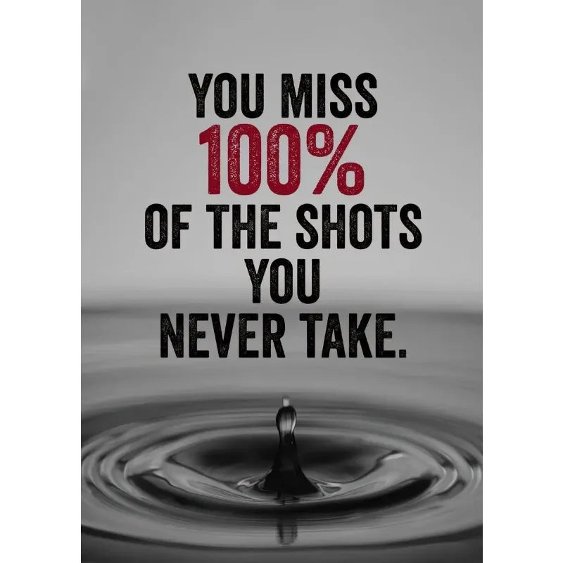 Motivational Lion Canvas Poster