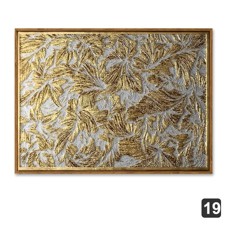 Nordic Gold Abstract Wall Art
