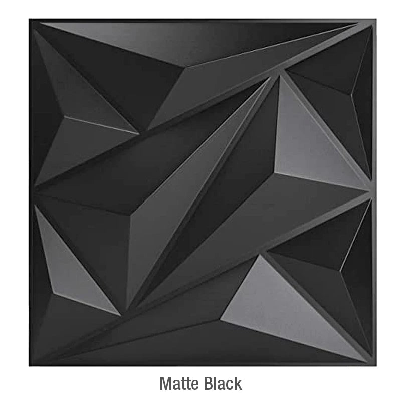 4-Pack 3D Wave PVC Wall Panels