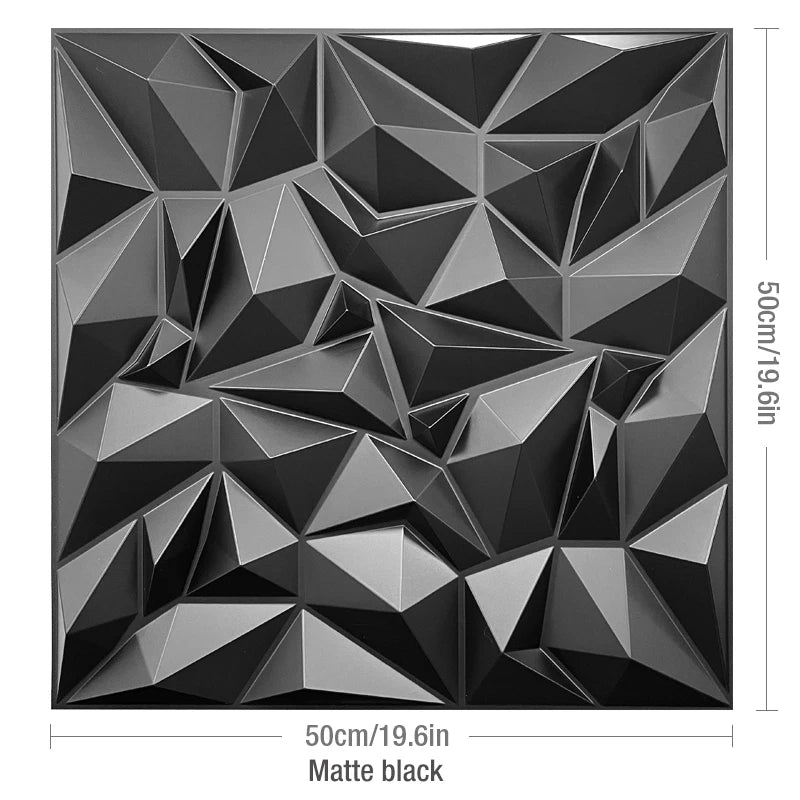 4-Pack 3D Wave PVC Wall Panels