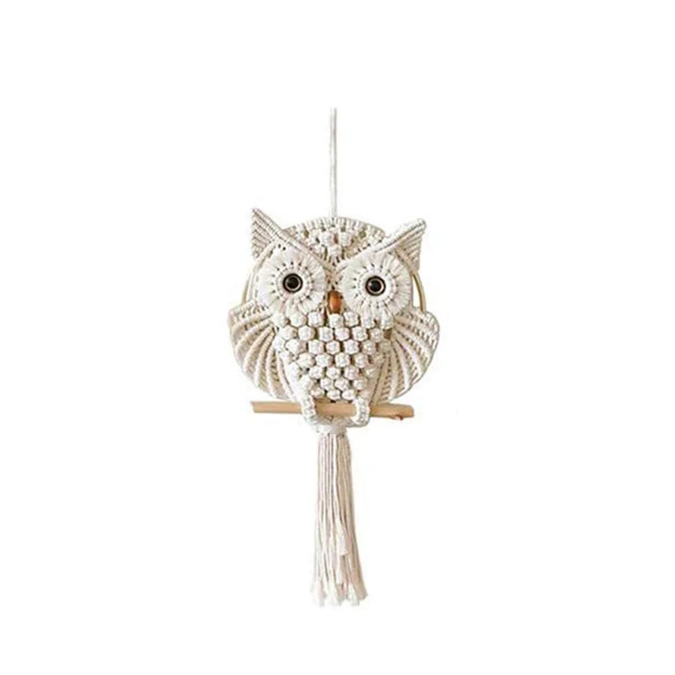 Owl Macrame Wall Hanging