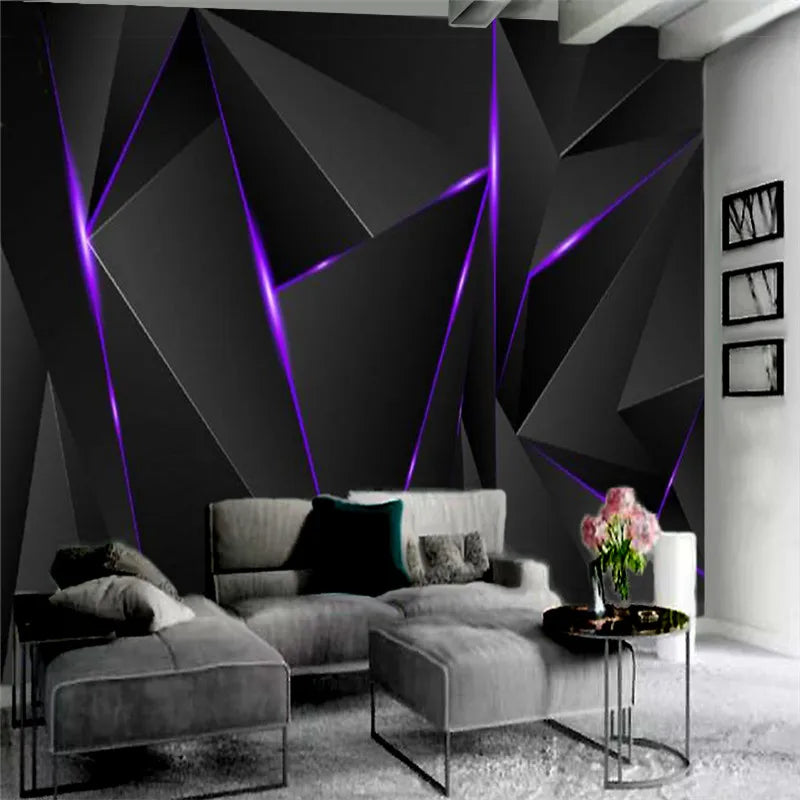 3D Black Triangle Wallpaper
