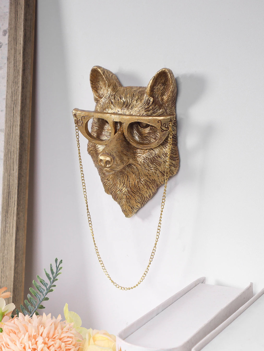 Resin Animal Head Wall Decor – 5-Piece Set
