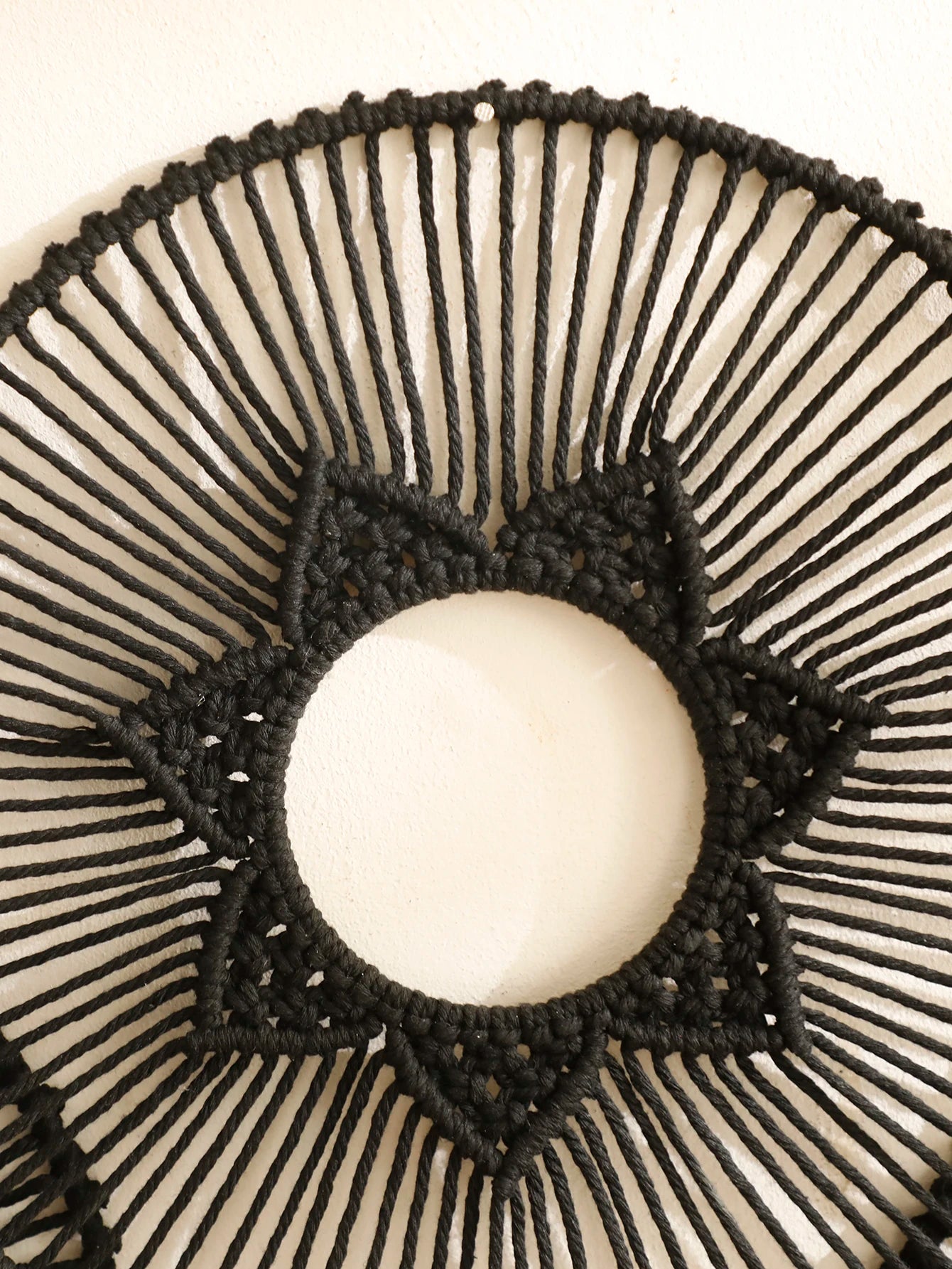 Handwoven Round Macrame Wall Hanging