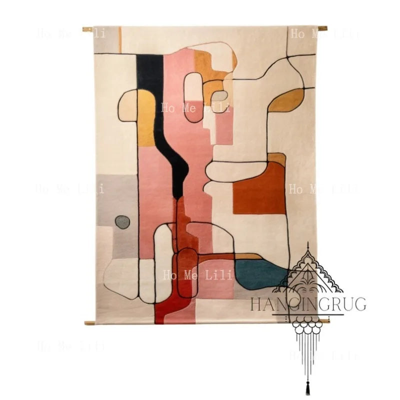Modern Handwoven Moroccan Wall Tapestry