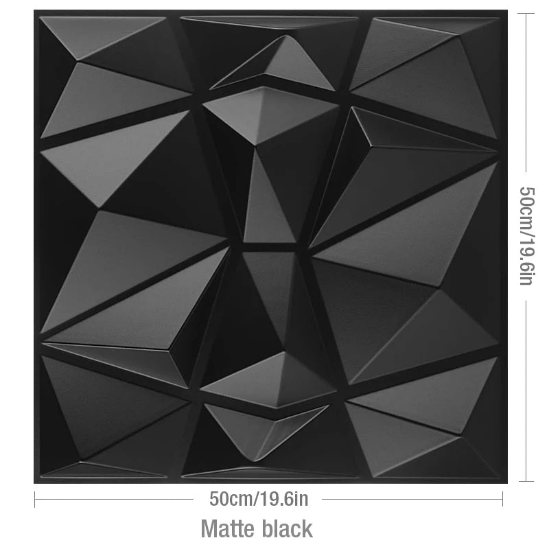 4-Pack 3D Wave PVC Wall Panels