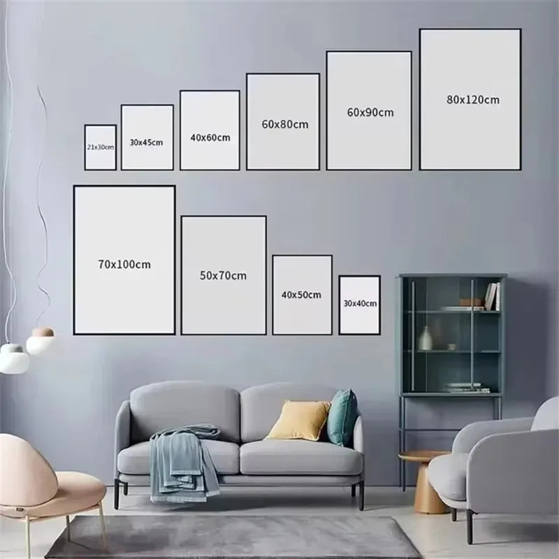 3Pcs Geometric Abstract Canvas Art