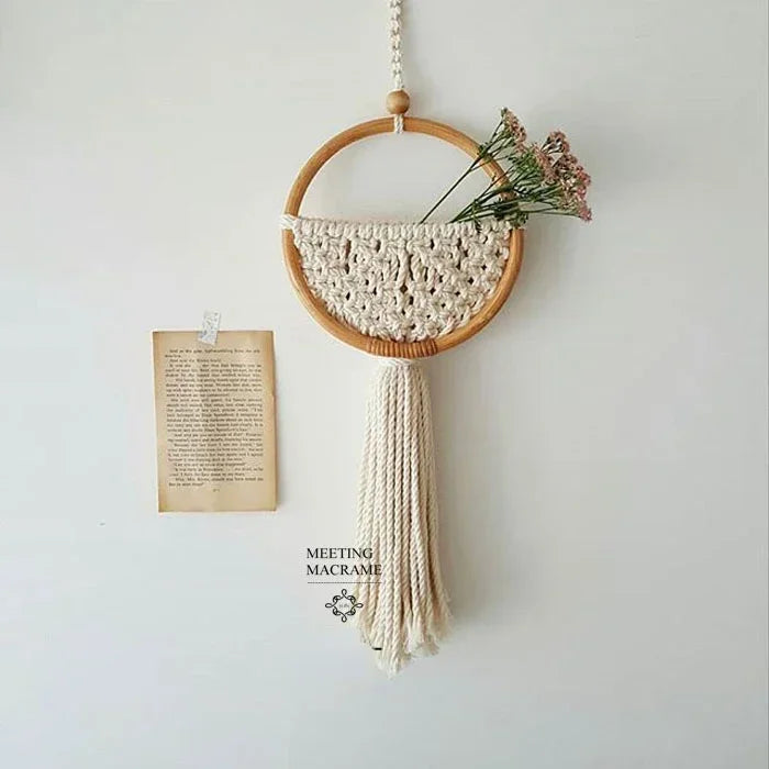 Nordic Round Macrame Wall Hanging
