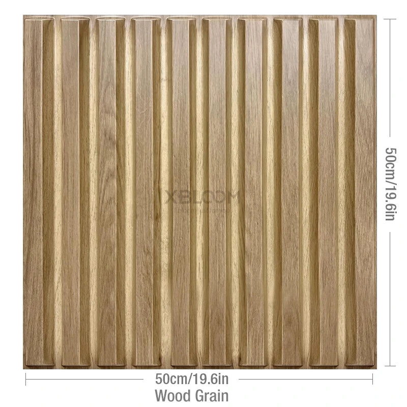 4-Pack 3D Wave PVC Wall Panels
