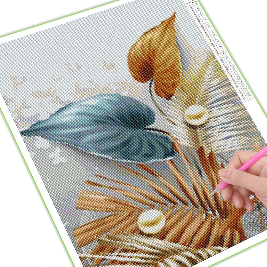 3-Piece Golden Butterfly Diamond Art Kit