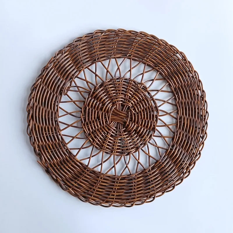 Boho Round Rattan Wall Hanging
