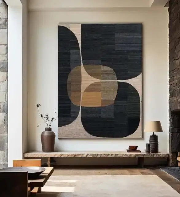 Wabi-Sabi Minimalist Abstract Canvas