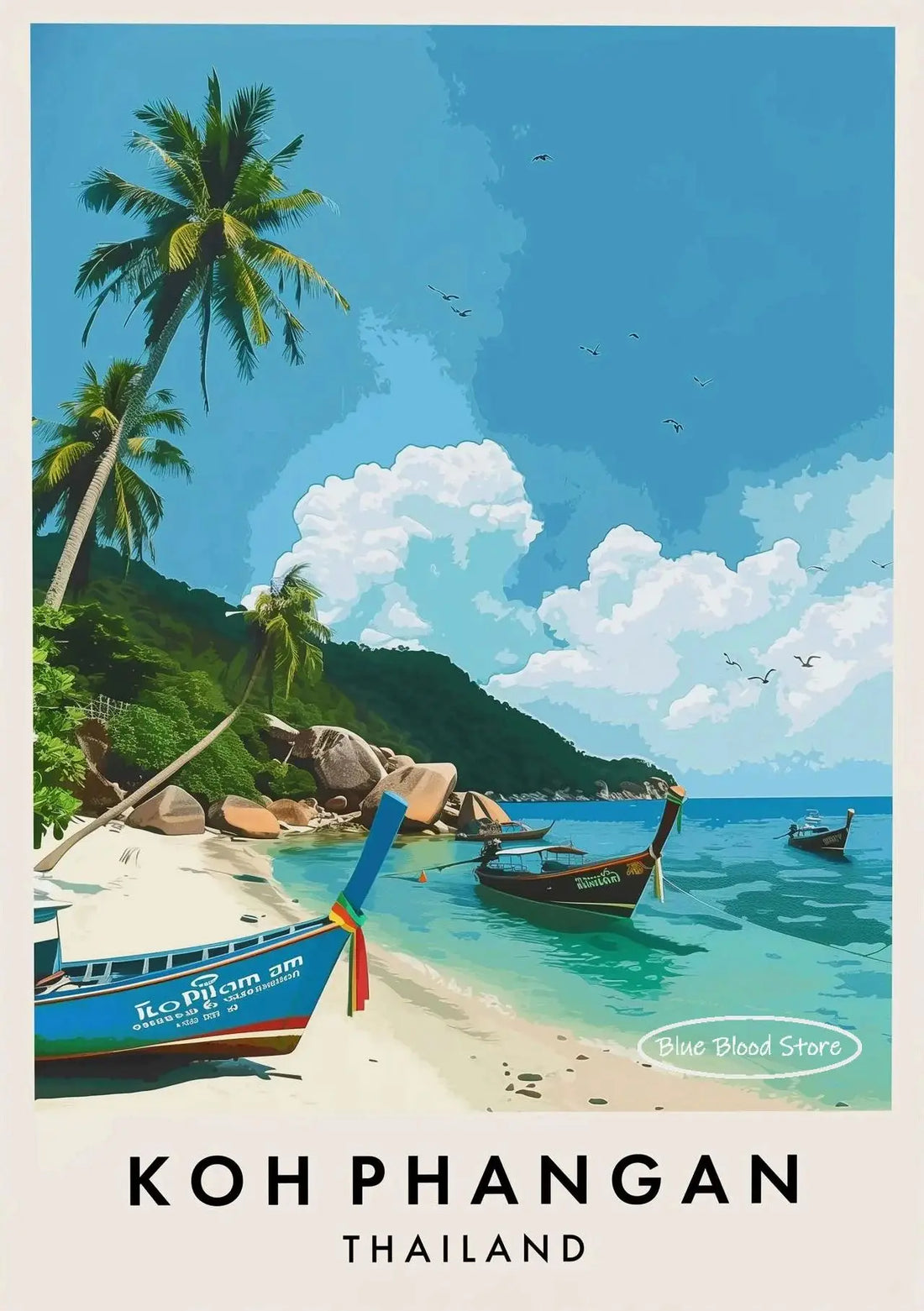 Thailand City Travel Canvas Poster