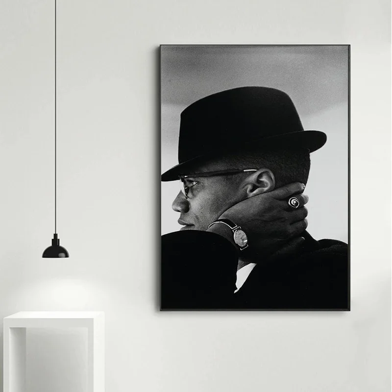Black & White Portrait Canvas Poster