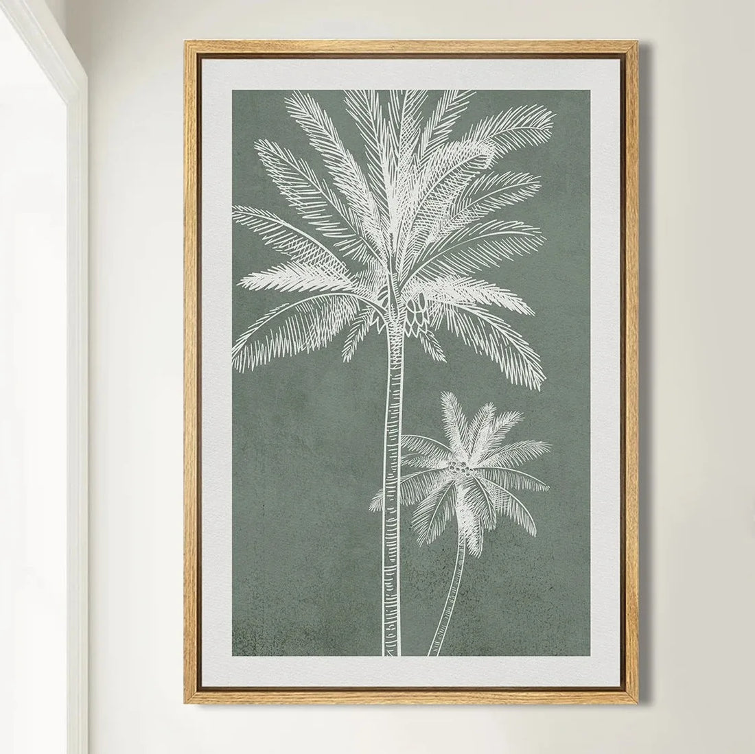 Botanical Palm Leaf Canvas Print