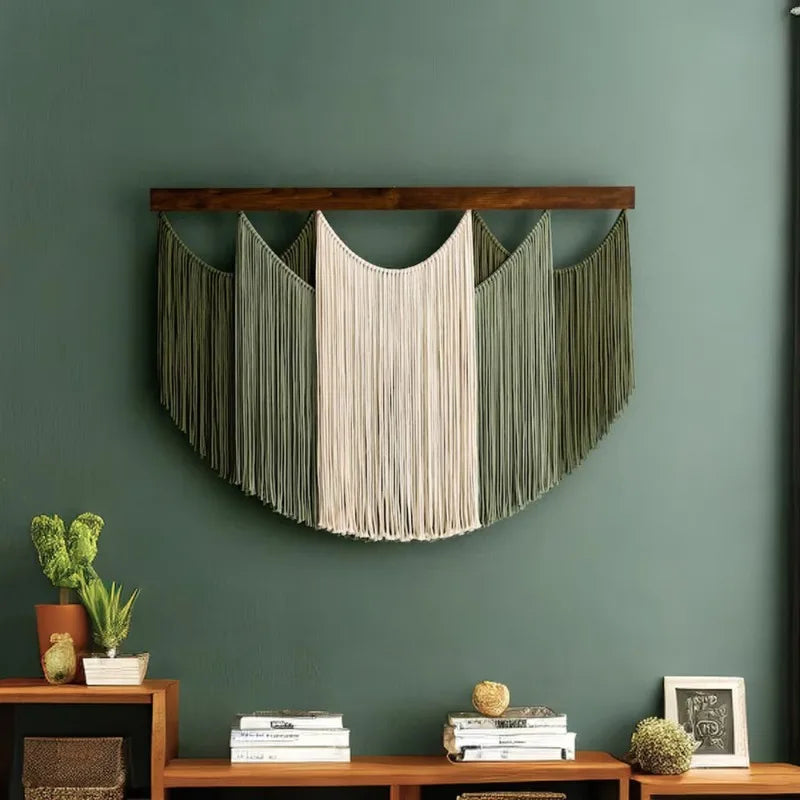 Boho Handwoven Macrame Wall Tapestry
