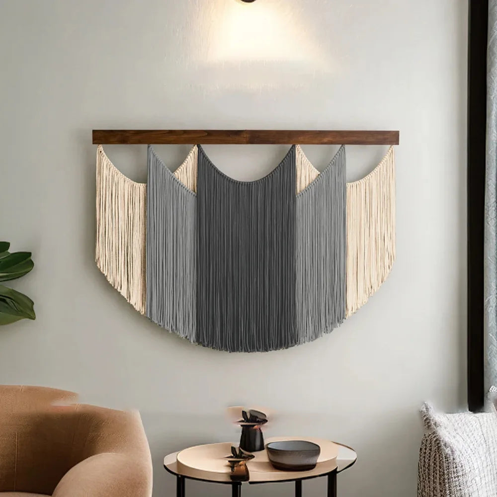 Boho Handwoven Macrame Wall Tapestry