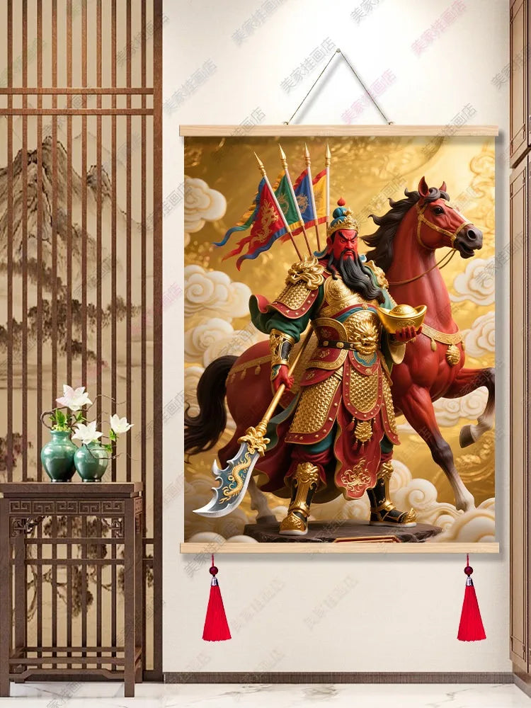 Multi-style Martial Saint Guan Yu Scroll Painting