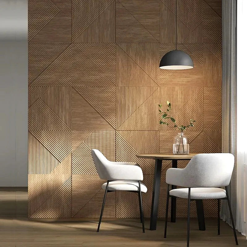 4-Pack 3D Wave PVC Wall Panels