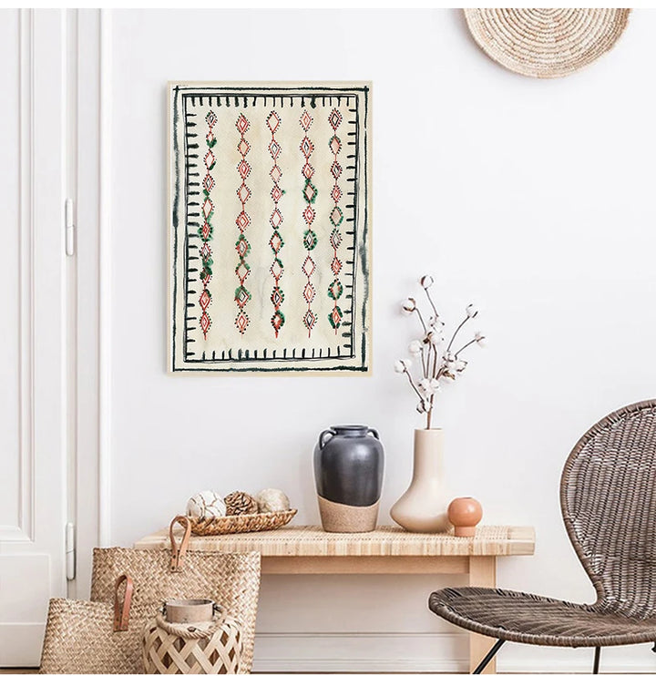 Moroccan Rug Canvas Art