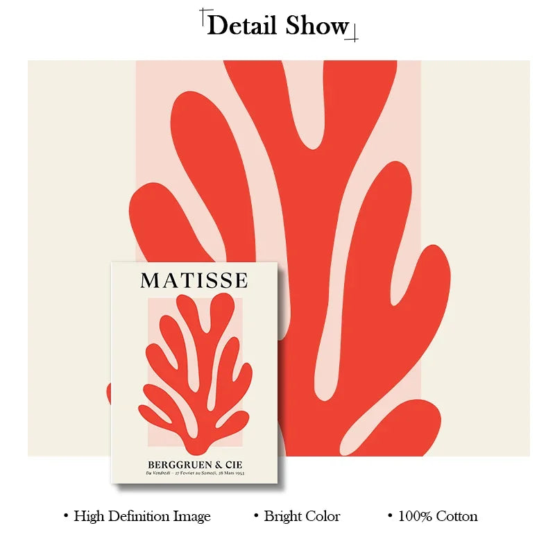 Matisse Leopard Abstract Canvas Art