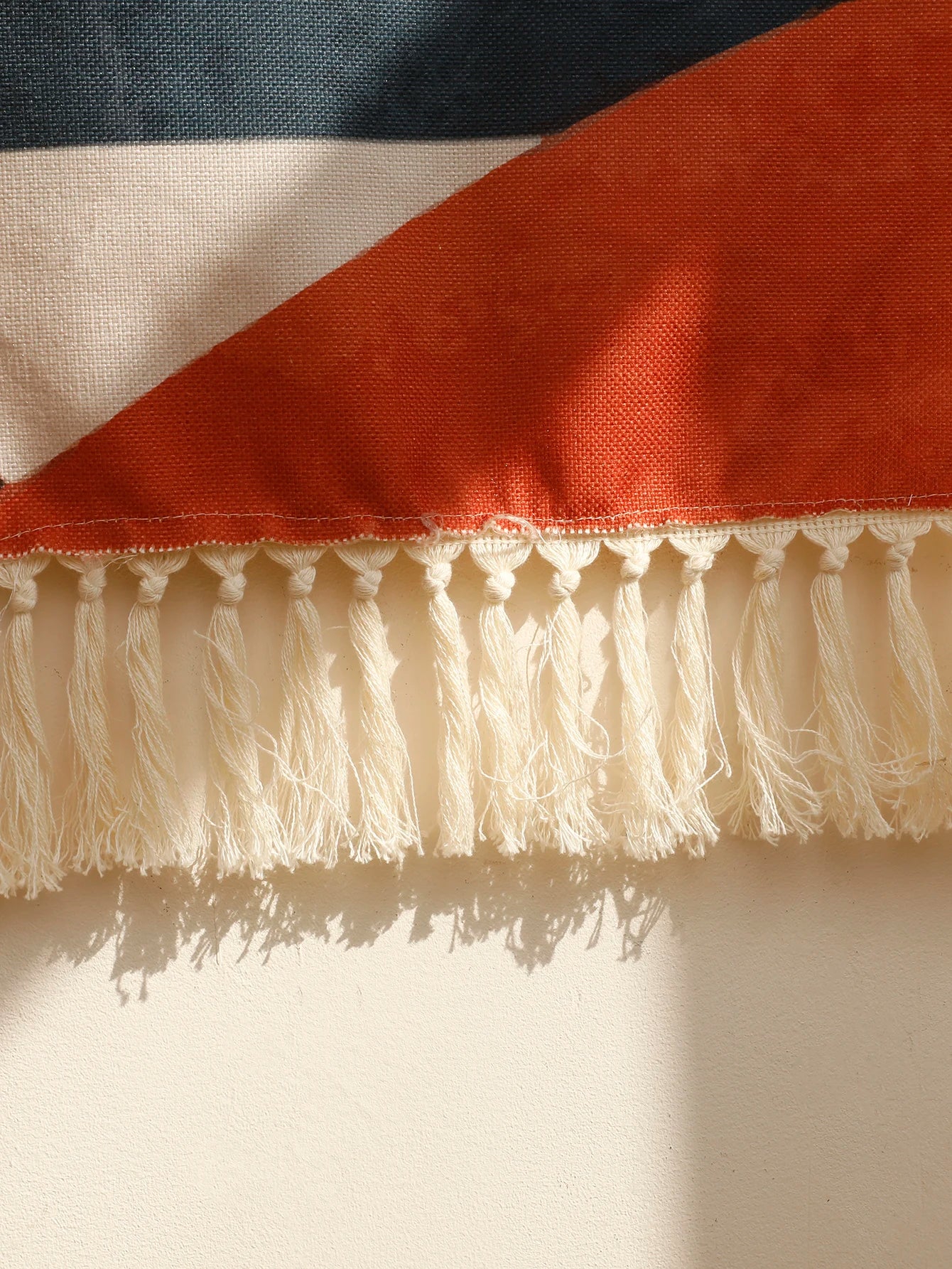 Boho Macrame Mountain Sunrise Wall Tapestry