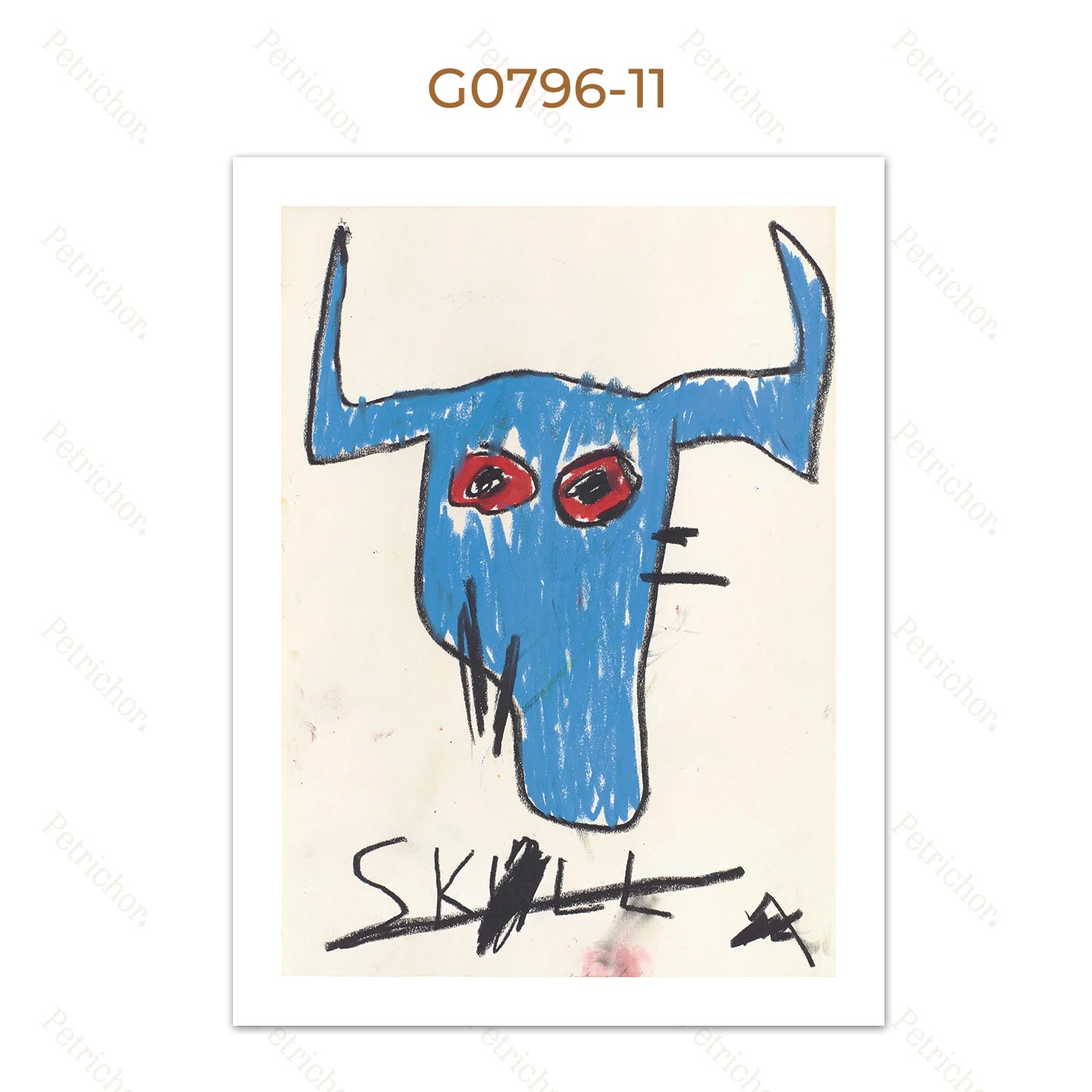 Jean Michel Graffiti Canvas Art