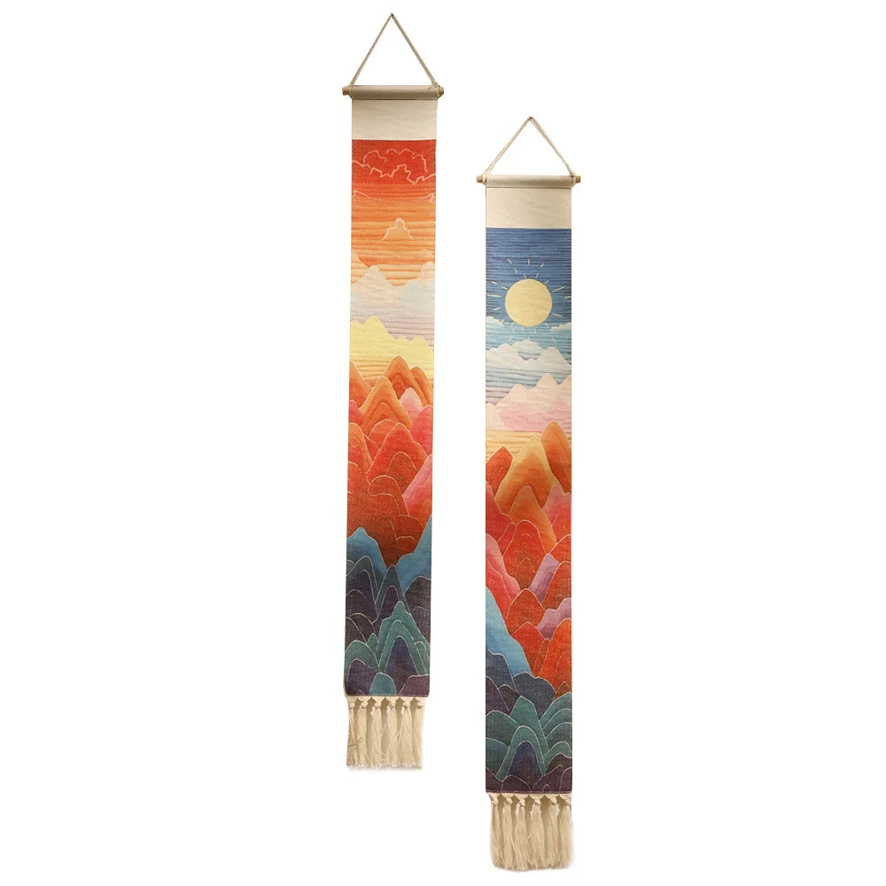 Boho Vertical Tassel Wall Tapestry