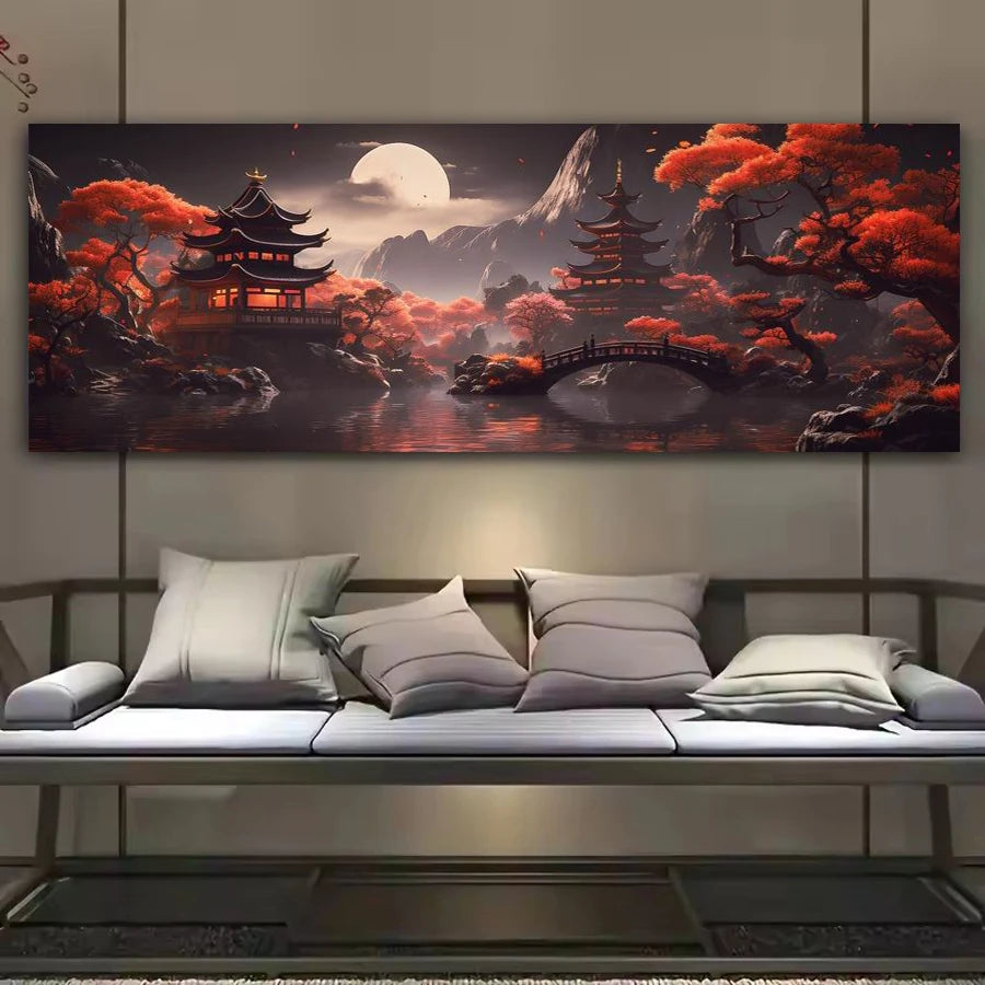 Moon Pavilion Diamond Painting Kit