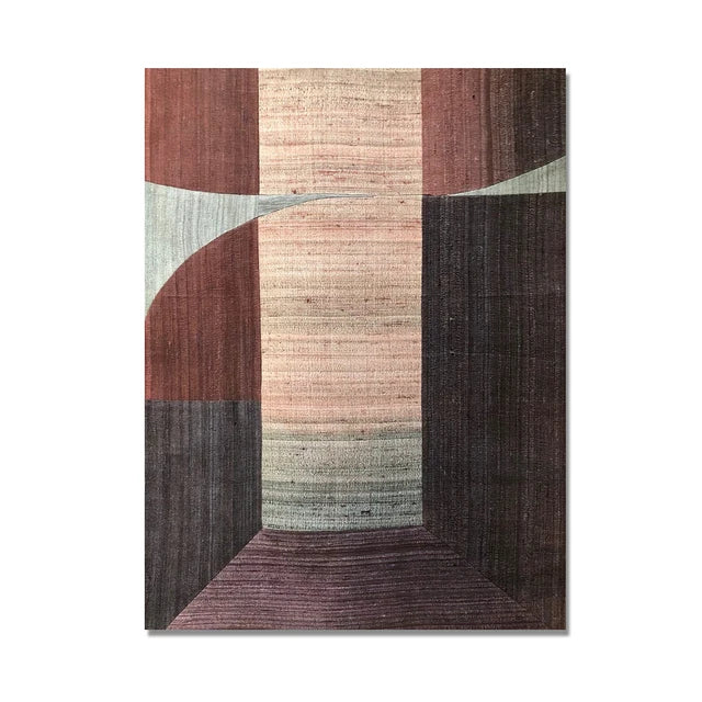 Retro Black Geometry Canvas Wall Art